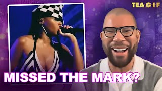 Janelle Monaé Flashes Breast At Essence Fest | Tea-G-I-F