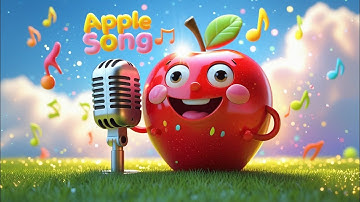 The Happy Apple Song For Kids / Fun Animation Style