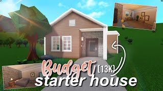 BUDGET STARTER HOUSE 13K (tutorial) | ROBLOX Bloxburg