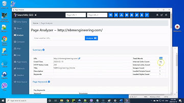 SearchWiz SEO - Analyze