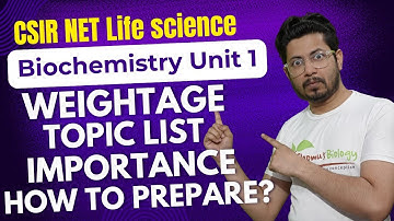 Biochemistry csir net life science important topics | preparation tips | Csir net Hitmap analysis