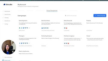 decube demo:  Group based Access Controls & Approval Workflow