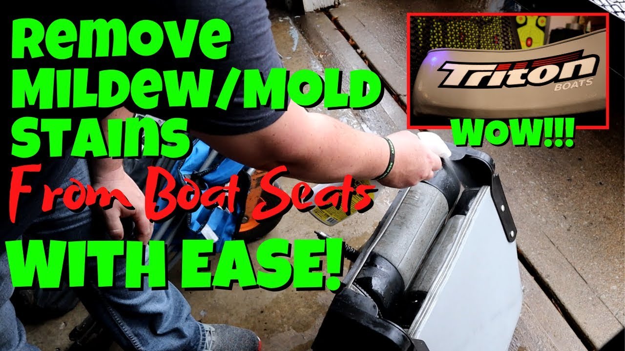 Remove Mold and Mildew Stains with Ease! How to Clean Boat Seats YouTube