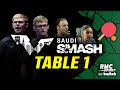 Tennis de table  wtt saudi smash jeddah  main draw jour 1  table 1