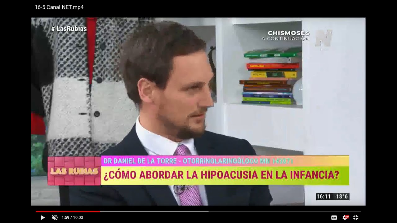 Entrevista televisiva al Dr. Daniel de la Torre Diamante