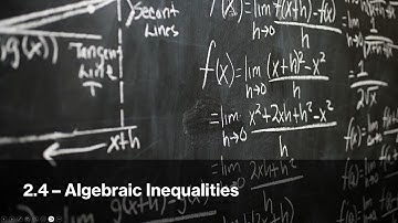 IGCSE Mathematics (2025) - Inequalities