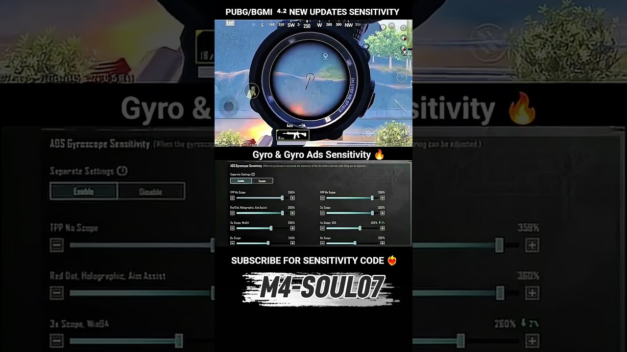 Bgmi sensitivity settings | pubg sensitivity settings 2026  bgmi 4.2 sensitivity 