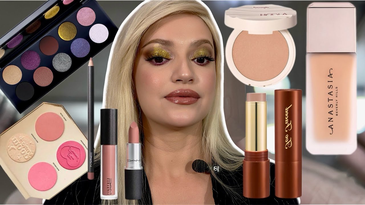 🥳 Maquiagem Completa com Produtos Importados | Anastasia, MAC, Pat McGrath, Benefit.