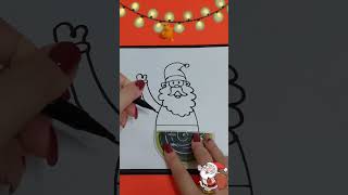 Как нарисовать Деда мороза пошагово how to draw Santa Claus#sketch #howto #drawing #starkidsayka