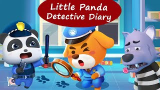 Little Panda Detective Diary - Learn About Different Methods Of Crime Detection! | BabyBus Games screenshot 5