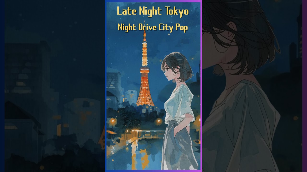 Late Night Tokyo – Night Drive City Pop | Lo-fi 作業用BGM