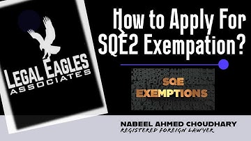 HOW TO APPLY SQE2 EXEMPTION |ALL STEPS OF EXEMPTION | SQE 2025 | LEGAL EAGLES