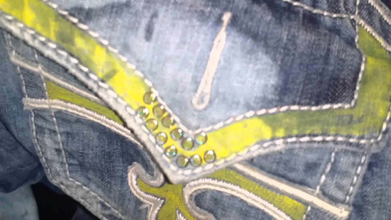 CUSTOM ROCK REVIVAL JEANS WITH 