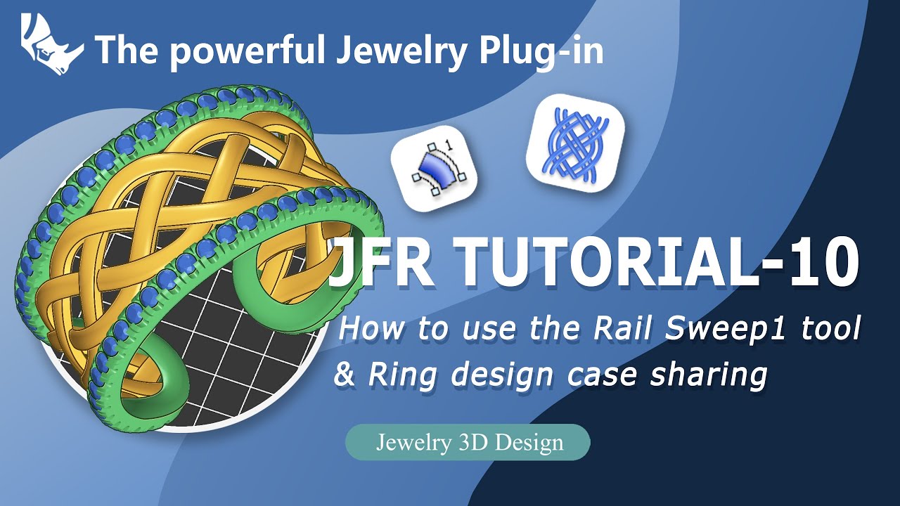 How to Design a Knitted Ring in Rhino JFR? - 3D Jewelry Design | CAD ...