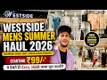 Westside Summer Haul 2026 🔥| Mens Trendy Summer Collection | Westside Haul | Mens Summer Fashion