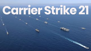 Royal Navy Carrier Strike Group 21 In Action