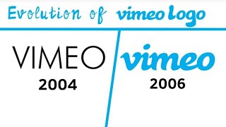 Evolution of vimeo logo [2004-2006]