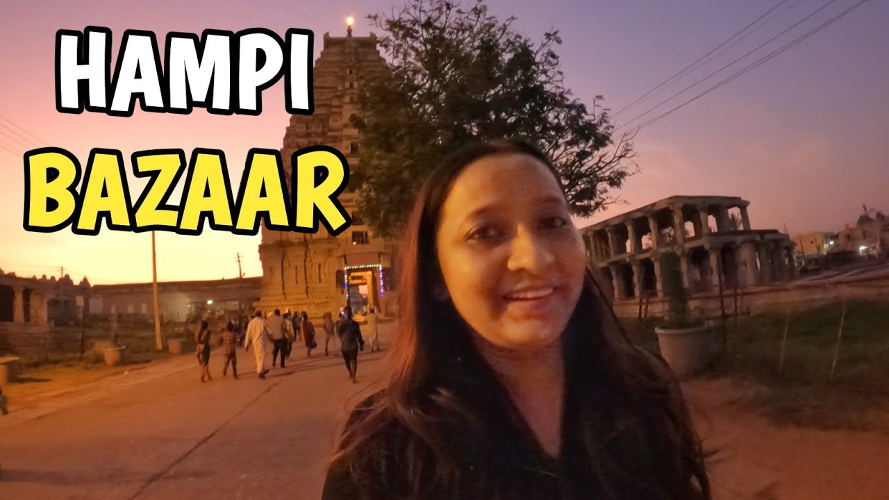 How To Reach Hampi  Budget Homestay  Hampi Bazaar  The Zingaat Girl Vlogs