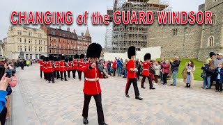WINDSOR CASTLE GUARD 1st Battalion Welsh Guards with Band and Bugles of The Rifles | 2nd May 2024