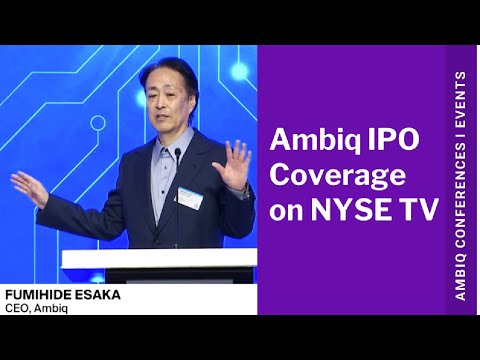 Ambiq IPO Coverage on NYSE TV