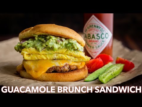 How To Make Spicy Guacamole Brunch Sandwich - Natasha's Kitchen