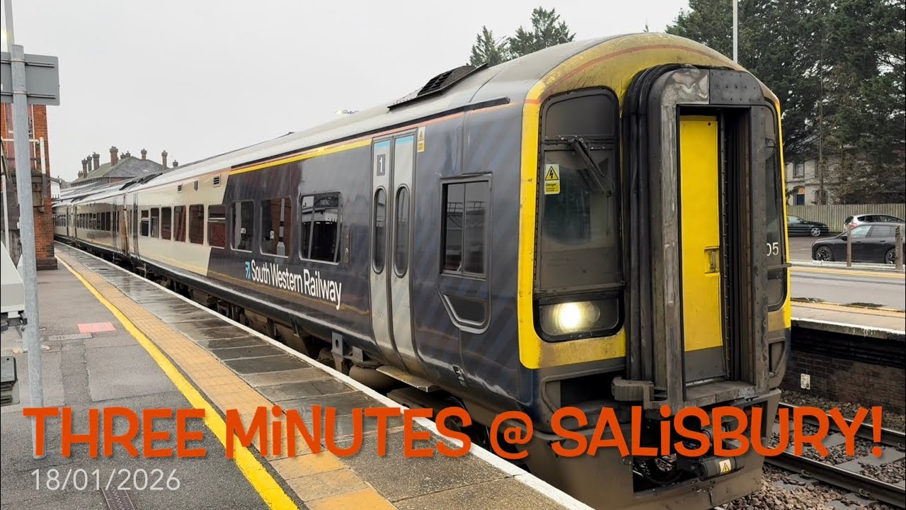 Three Minutes @ Salisbury Railway Station - 18/01/2026