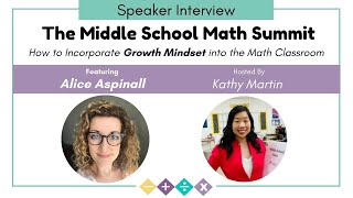 Middle School Math Summit Middle School Math Professional Development Growth Mindset
