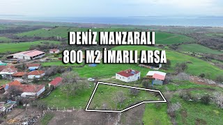 Gönen Kınalarda Deniz Manzaralı 800 M2 İmarlı Arsa