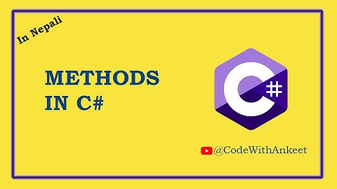 Method in C# in Nepali || #csharp #oop  #nepali #programming