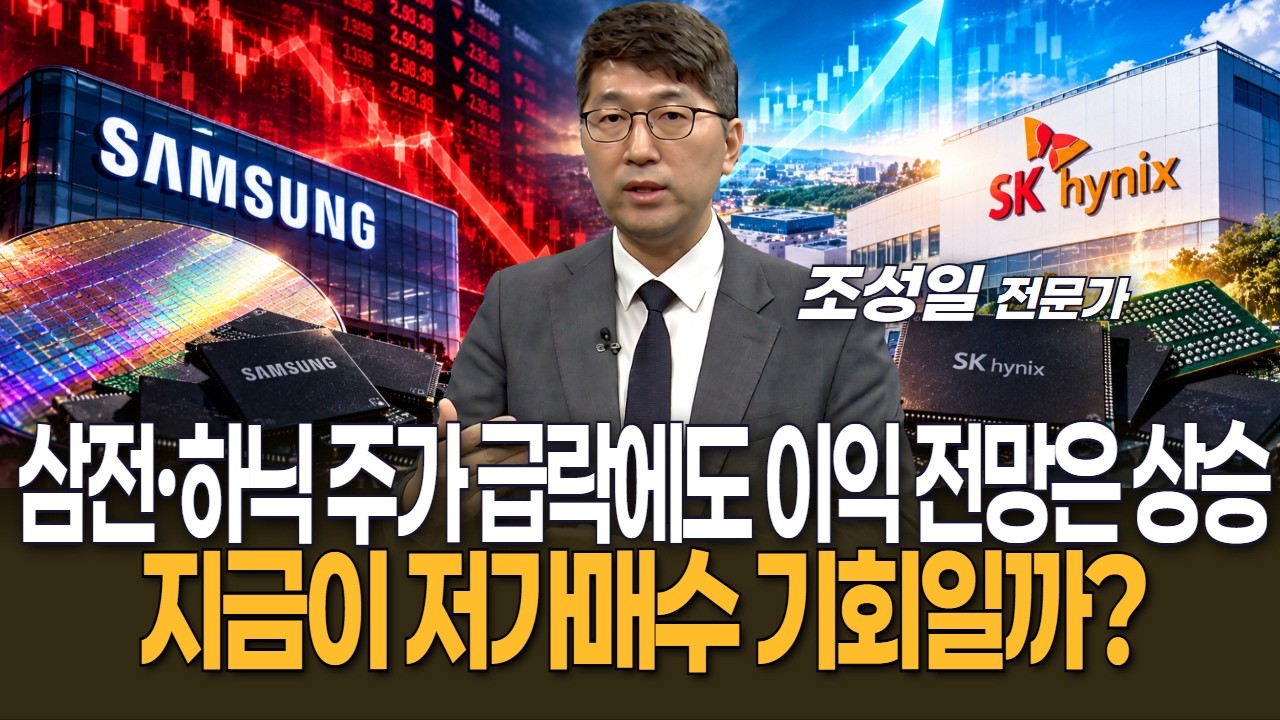 삼성전자·SK하이닉스 주가 급락에도 이익 전망은 상승…지금이 저가매수 기회일까?