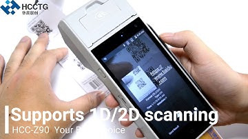 The best Android 5.0 inches touch screen smart #POS terminal HCC-Z90