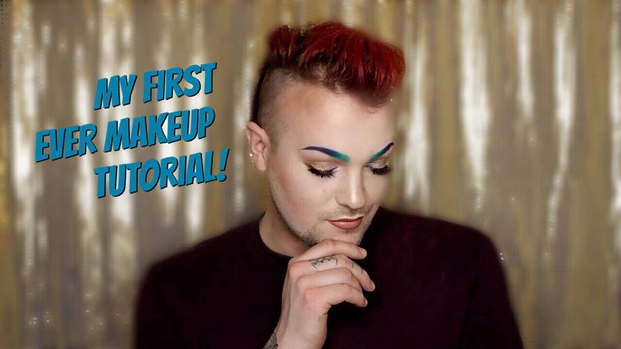 My First Ever Makeup Look on Youtube.