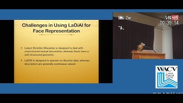 Discriminative FaceTopics via Latent Direchlet Allocation