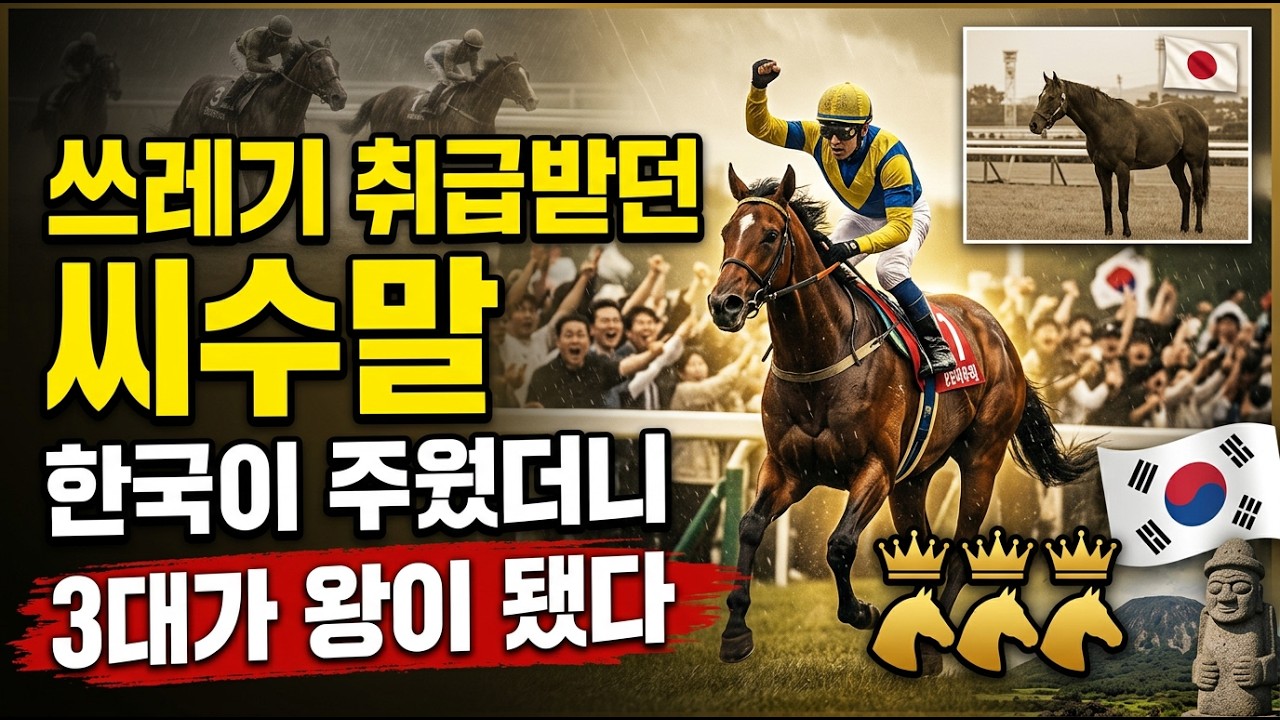 「쓰레기 취급받던 씨수말, 한국이 주웠더니 3대가 왕이 됐다」 | [피는 강물처럼 흐른다] 부전자전 EP9 — 인그란디어×지금이순간 (하편)