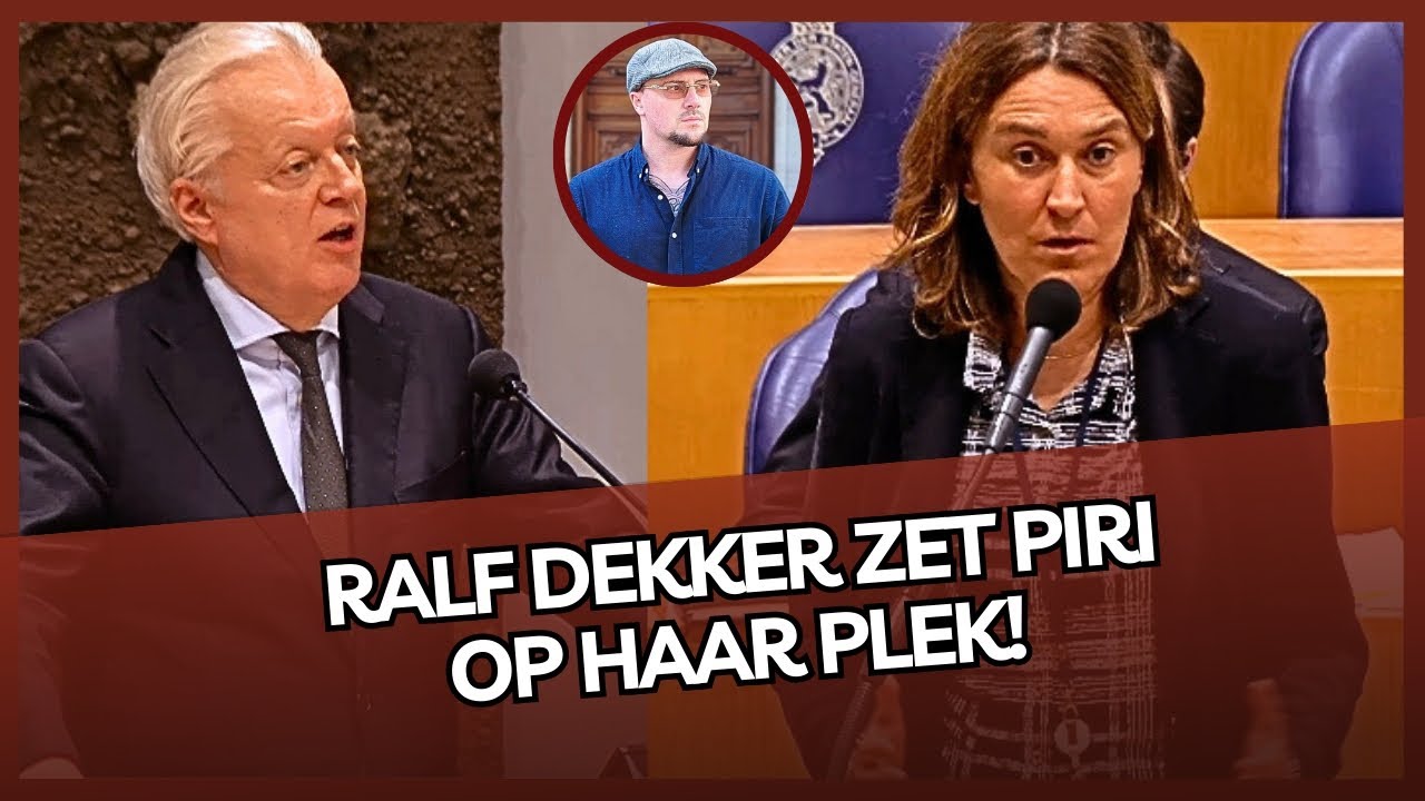 Ralf Dekker (FVD) zet Piri op haar plek in debat over Trump! 