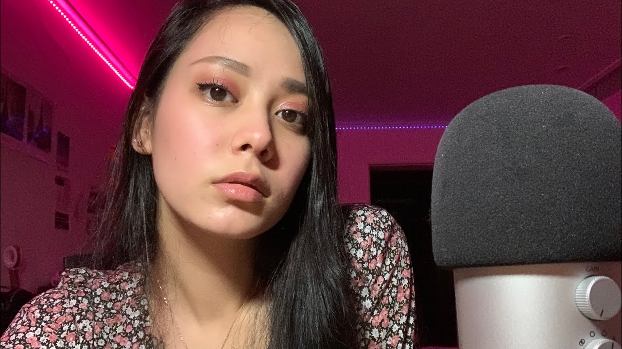 ASMR 💗 INAUDIBLY DOING MY MAKEUP [Inaudible Whispering, 👄 Sounds, Tapping]