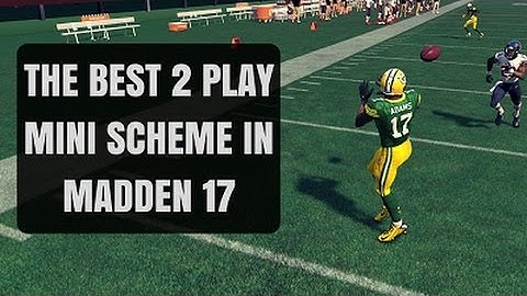 Best 2 Play Mini Scheme In Madden 17 | Gun Normal Flex Wk Pats