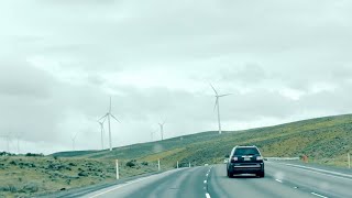 Scenic ASMR Driving | Windmills Of Washington State