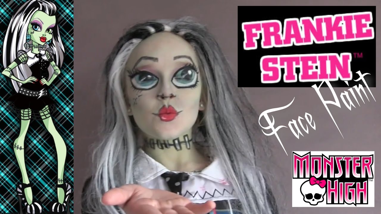 Kids Face Paint: Monster High Frankie stein - YouTube