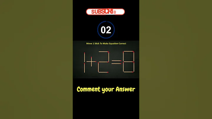 #matchstickpuzzles 1+2=8 #puzzle #riddles #shorts