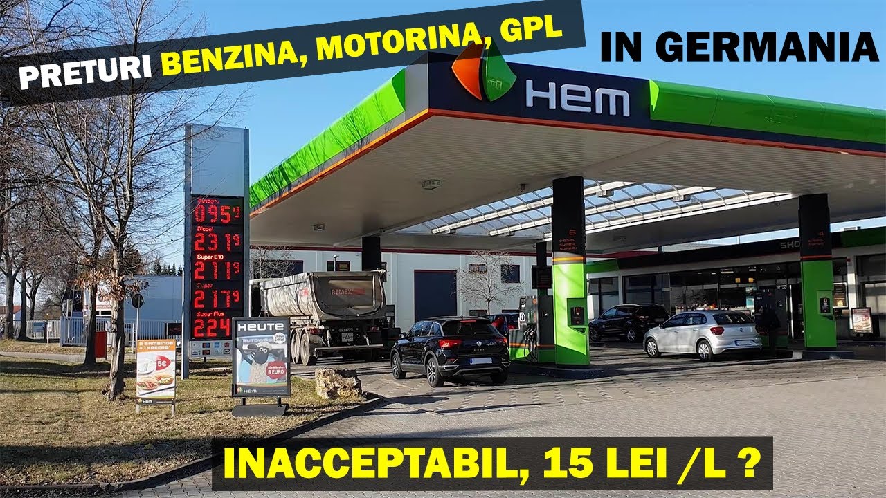 Preturi CARBURANTI in Germania, Motorina, Benzina, GPL - Au luat-o razna, 15 LEI / L !!