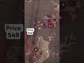 Fabric - Erode tissue silk floral digital print with sequence work & zari border