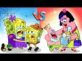 Good Family vs Bad Family: SpongeBob Sad Story Animation Complete Edition | Poor Baby Patrick Life