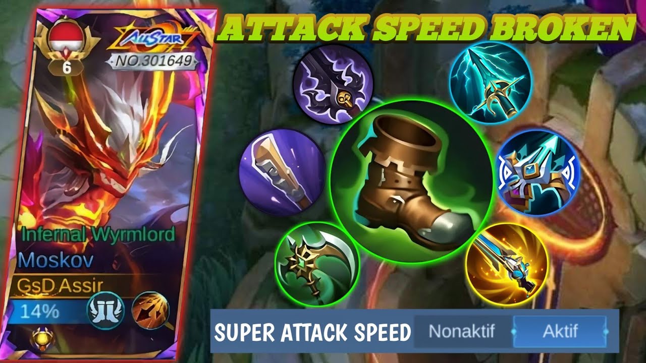 MOSKOV NEW META ATTACK SPEED BUILD!! 500% SPEED HACK!? 😱 ( MUSTRY! ) MOSKOV BEST BUILD 2026!!! 