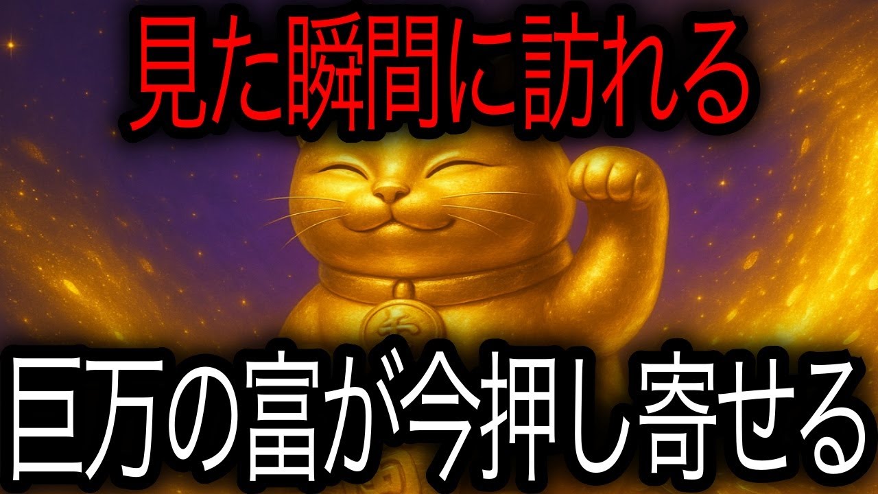 福招き猫が前足を上げた──「億の来客」到着😺💵