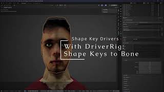 Famous DriverRig: Shape Keys To Bones - #Blender Addon Profile