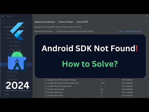 Android SDK File Not Found - Troubleshooting Guide for Flutter Developers #flutter