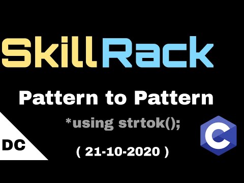 skillrack daily challenge | Pattern to Pattern | 21-10-2020