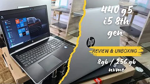 Hp ProBook 440 G5 Review & Unboxing Teardown - Intel i5 8th Generation 8Gb Ram 256Gb NVME SSD