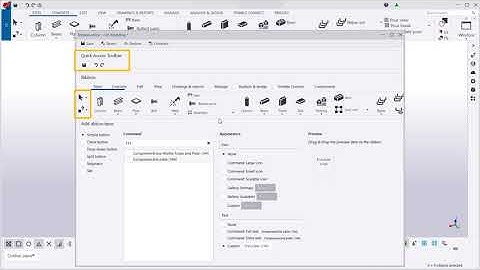 Customize the ribbon in Tekla Structures